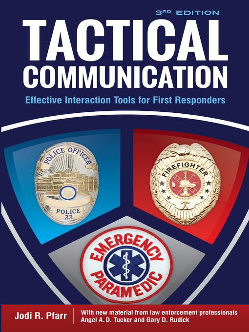 Title details for Tactical Communication by Jodi R. Pfarr - Wait list
